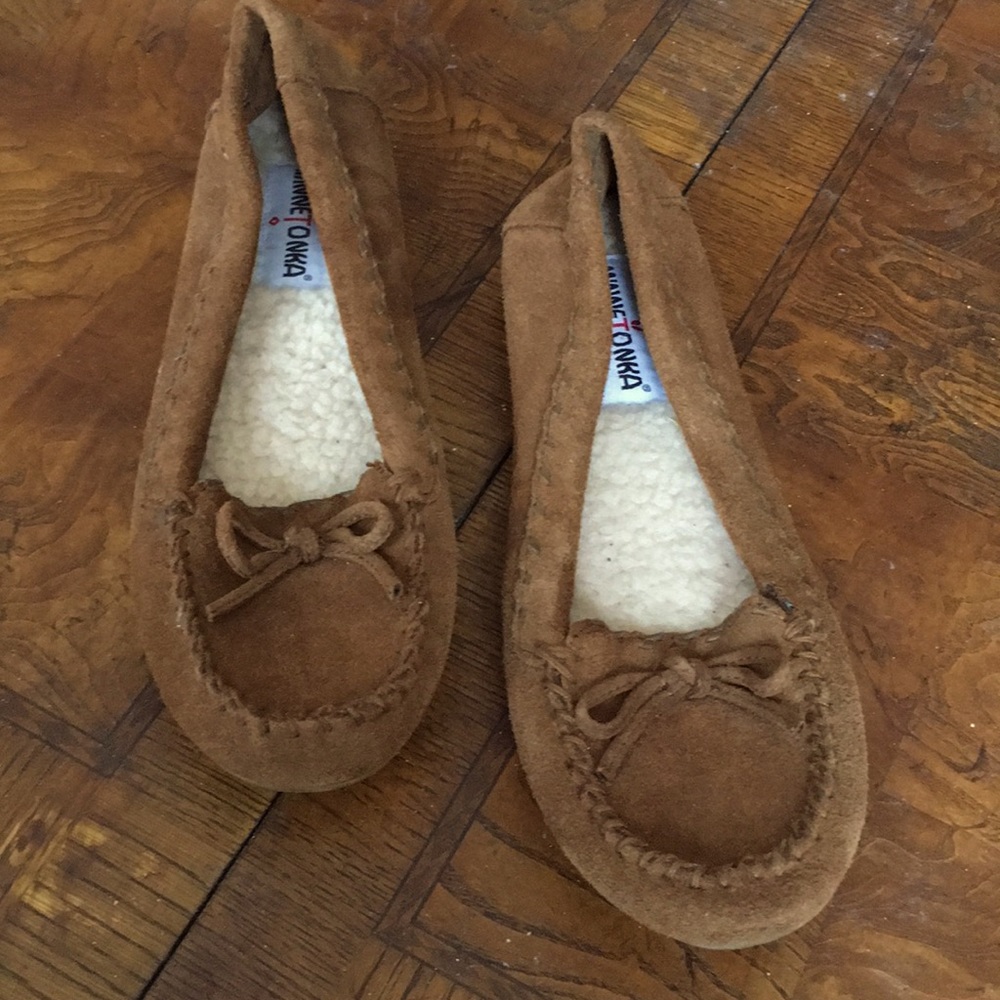 Lined Minnetonka shoes